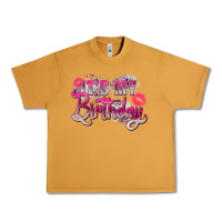Peanut Butter pink its my birthday Urban Heavy Tee - Zillion Design Studio