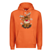 Carrot Christmas reindeer Premium Hoodie - MaliasSmallBusiness