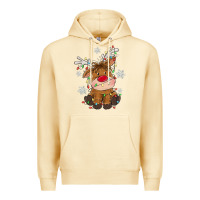 Pina Colada Christmas reindeer Premium Hoodie - MaliasSmallBusiness