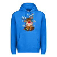 True Royal Christmas reindeer Premium Hoodie - MaliasSmallBusiness