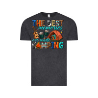 Vintage Black the best memories are made camping Vintage Tee - texasbilliewilder