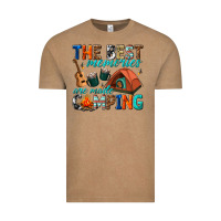 Vintage Coffee the best memories are made camping Vintage Tee - texasbilliewilder