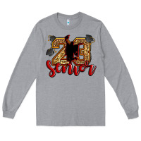 Heather Grey senior 2023 Long Sleeve Tee - Zillion Design Studio