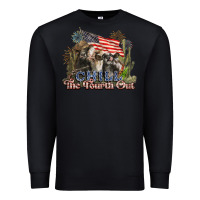 Black chill the fourth out cows 4th july america Premium Sweatshirt - NancyCooperArtShop