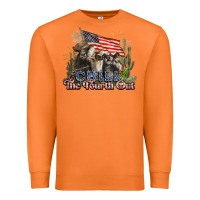 Carrot chill the fourth out cows 4th july america Premium Sweatshirt - NancyCooperArtShop