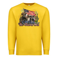 Lemon chill the fourth out cows 4th july america Premium Sweatshirt - NancyCooperArtShop