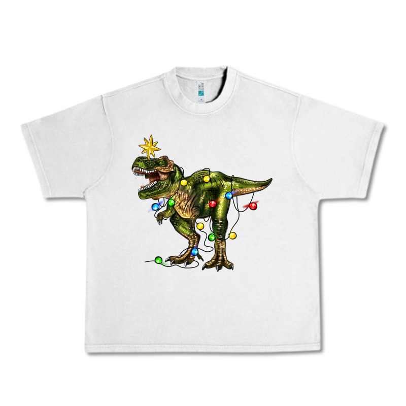 Tree Rex Christmas Urban Heavy Tee by Zillion Design Studio | Teevron