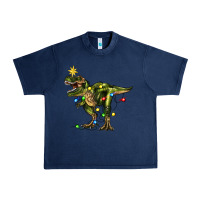 Navy tree rex christmas Urban Heavy Tee - Zillion Design Studio