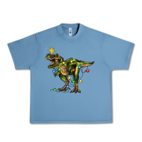 Pebble Blue tree rex christmas Urban Heavy Tee - Zillion Design Studio