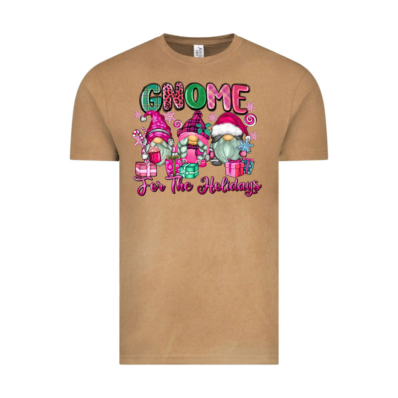 Gnome For The Holidays Vintage Tee by Zillion Design Studio | Teevron