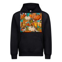 Black fall pumpkin tumbler Urban Hoodie - BundleAndBundleShop