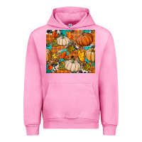 Fuchsia Pink fall pumpkin tumbler Urban Hoodie - BundleAndBundleShop