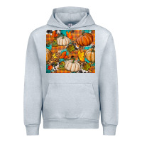 Heather Grey fall pumpkin tumbler Urban Hoodie - BundleAndBundleShop
