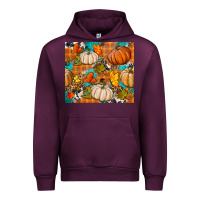 Mauve Wine fall pumpkin tumbler Urban Hoodie - BundleAndBundleShop
