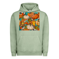 Pigment Oil Green fall pumpkin tumbler Urban Hoodie - BundleAndBundleShop