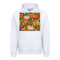 White fall pumpkin tumbler Urban Hoodie - BundleAndBundleShop