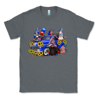 Charcoal Heather 4th of July gnomes with truck Classic Tee - CowGirlArtShop