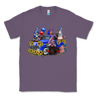 Lavender 4th of July gnomes with truck Classic Tee - CowGirlArtShop