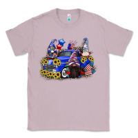 Lilac 4th of July gnomes with truck Classic Tee - CowGirlArtShop