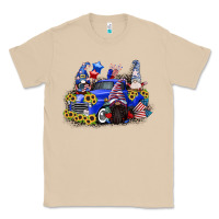 Mushroom 4th of July gnomes with truck Classic Tee - CowGirlArtShop