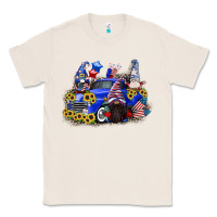Natural 4th of July gnomes with truck Classic Tee - CowGirlArtShop
