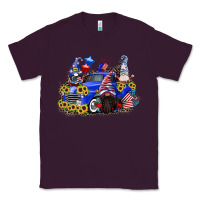 Plum 4th of July gnomes with truck Classic Tee - CowGirlArtShop