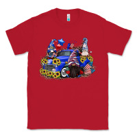 Red 4th of July gnomes with truck Classic Tee - CowGirlArtShop