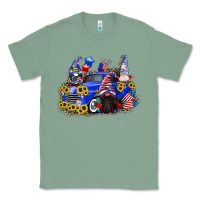 Sage 4th of July gnomes with truck Classic Tee - CowGirlArtShop