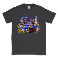 Smoke 4th of July gnomes with truck Classic Tee - CowGirlArtShop