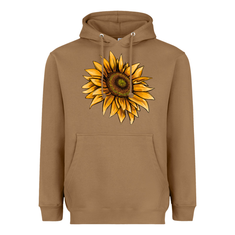 Sunflower Heavyweight Hoodie by AdoDesignShop | Teevron