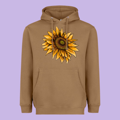 Sunflower Heavyweight Hoodie Designed By Adodesignshop