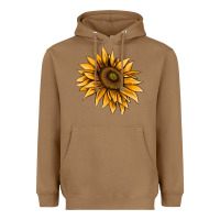 Toasted Coconut sunflower Heavyweight Hoodie - AdoDesignShop