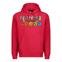 Cardinal feel your feelings Premium Hoodie - NancyCooperArtShop