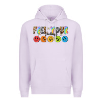 Lilac feel your feelings Premium Hoodie - NancyCooperArtShop
