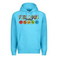 Ocean Blue feel your feelings Premium Hoodie - NancyCooperArtShop