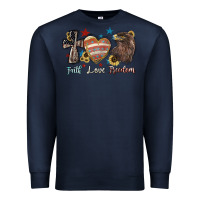 Navy faith love freedom usa Premium Sweatshirt - NancyCooperArtShop