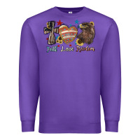 Purple faith love freedom usa Premium Sweatshirt - NancyCooperArtShop