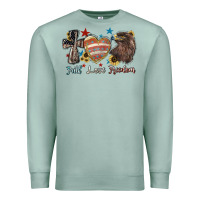 Seafoam faith love freedom usa Premium Sweatshirt - NancyCooperArtShop