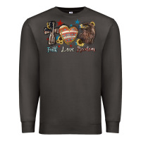Smoke faith love freedom usa Premium Sweatshirt - NancyCooperArtShop