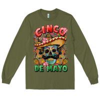 Army Green cinco de mayo (1) Long Sleeve Tee - CTS Tumbler Store