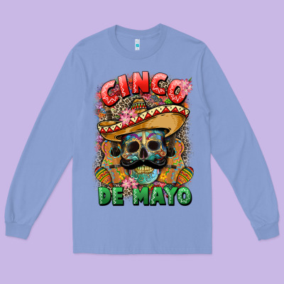 Cinco De Mayo (1) Long Sleeve Tee Designed By Cts Tumbler Store