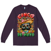 Plum cinco de mayo (1) Long Sleeve Tee - CTS Tumbler Store