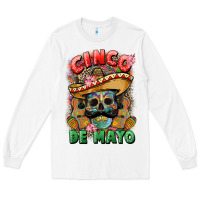White cinco de mayo (1) Long Sleeve Tee - CTS Tumbler Store