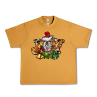 Peanut Butter Christmas joy english bulldog Urban Heavy Tee - BarkalooDesign