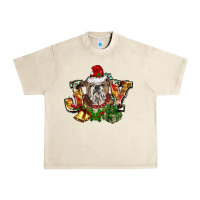 Sandshell Christmas joy english bulldog Urban Heavy Tee - BarkalooDesign