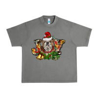 Tornado Christmas joy english bulldog Urban Heavy Tee - BarkalooDesign