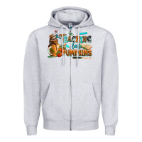 Heather Grey teaching little pumpkins Zipper Hoodie - AdoDesignShop