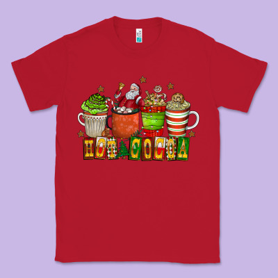 Hot Cocoa Classic Tee Designed By Cowhidedigitalart
