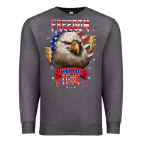Charcoal Heather freedom born free tour 1776 Premium Sweatshirt - NancyCooperArtShop