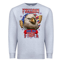 Heather Grey freedom born free tour 1776 Premium Sweatshirt - NancyCooperArtShop